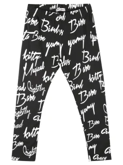 Hope Star Leggings da bambina con scritte