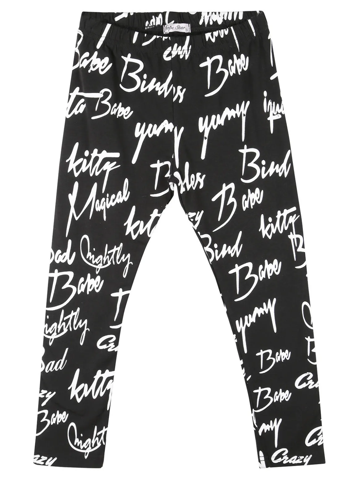Hope Star Leggings da bambina con scritte