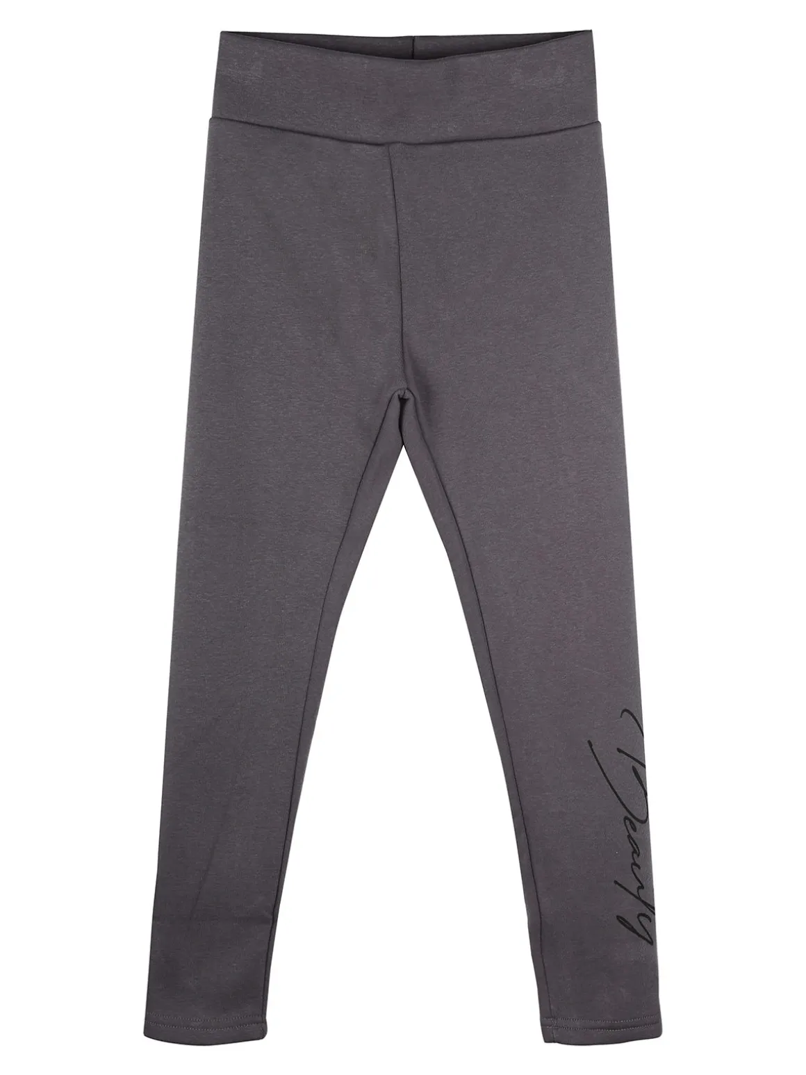 Hope Star Leggings felpati da bambina - antracite