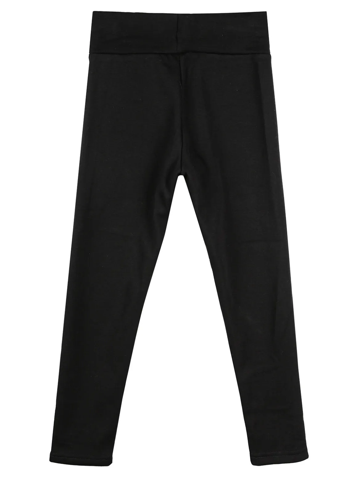 Hope Star Leggings felpati da bambina - nero