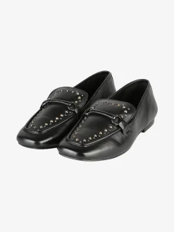 Hosis Mocassini donna in pelle con borchie