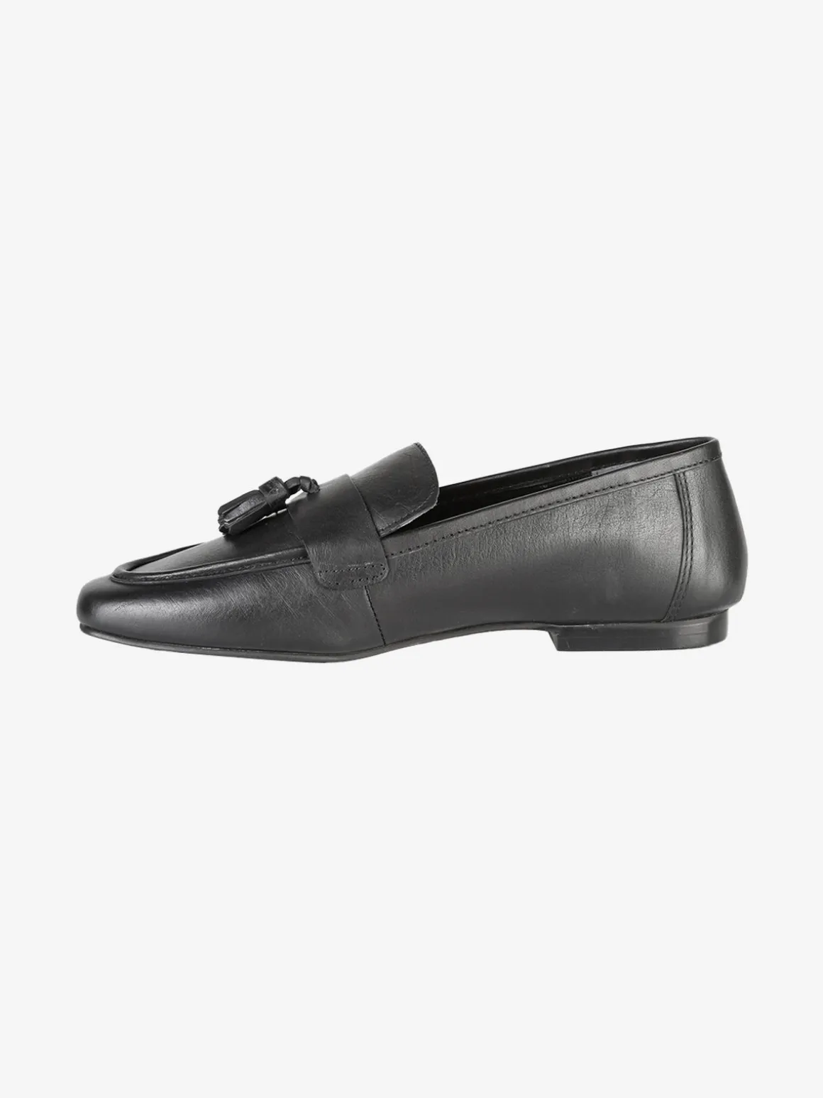 Hosis Mocassini donna in vera pelle con nappine