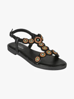 Hosis Sandali donna bassi con perline