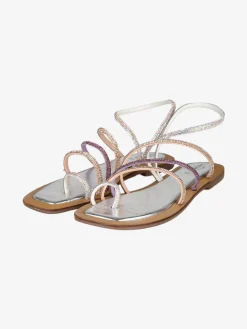 Hosis Sandali donna infrapollice con strass