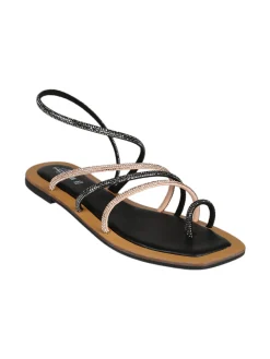 Hosis Sandali donna infrapollice con strass