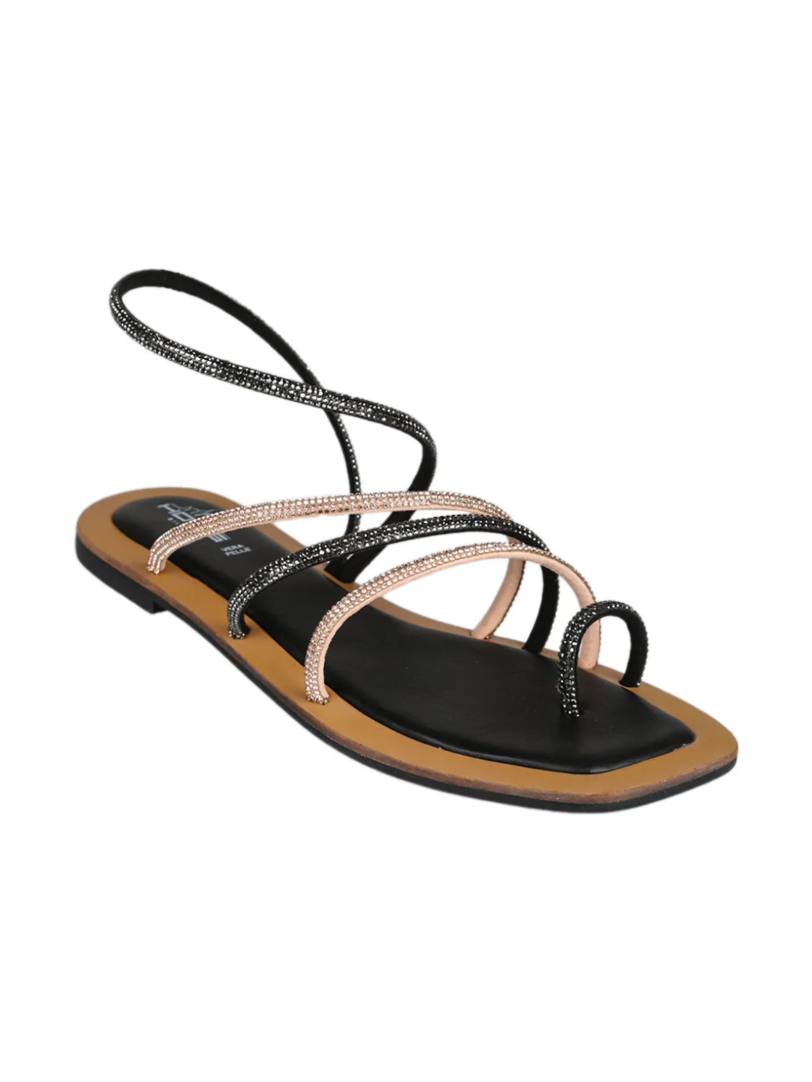 Hosis Sandali donna infrapollice con strass