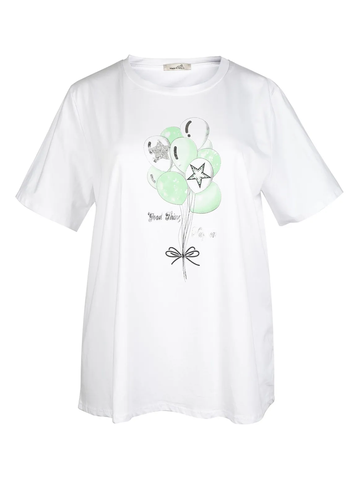 H20 T-shirt donna con stampa taglie forti