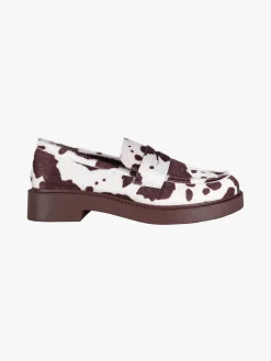 Ideal Shoes Mocassini donna bicolore