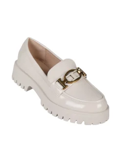 Ideal Shoes Mocassini donna con platform