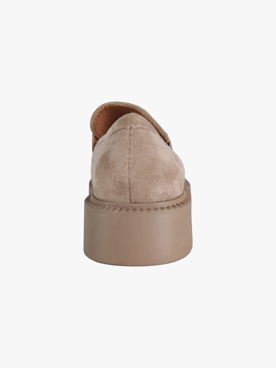 Ideal Shoes Mocassini donna in tessuto scamosciato