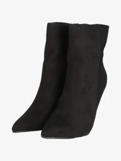 Ideal Shoes Tronchetti scamosciati donna con tacco