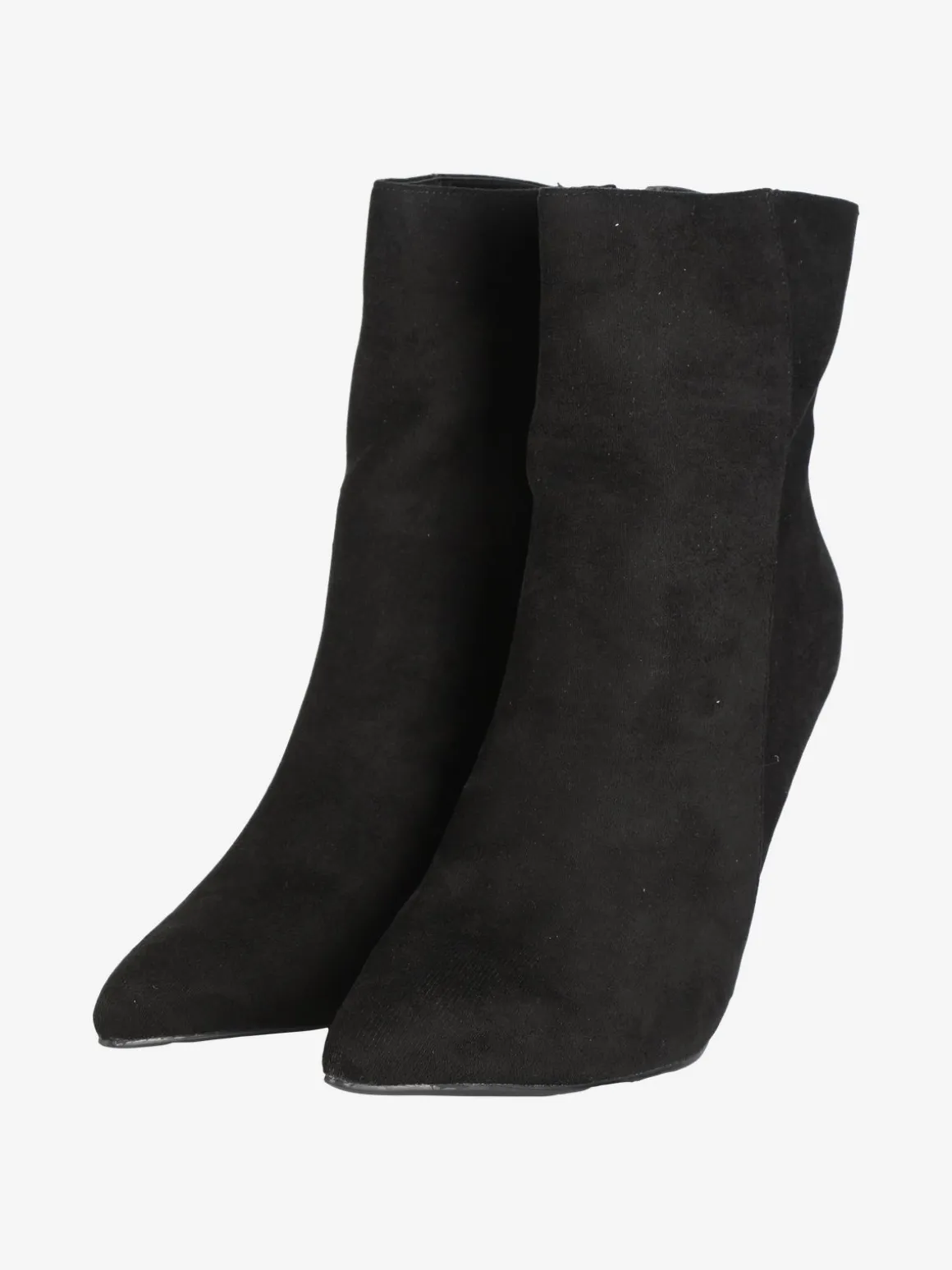 Ideal Shoes Tronchetti scamosciati donna con tacco