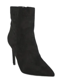 Ideal Shoes Tronchetti scamosciati donna con tacco