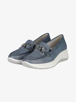 Igi&Co Mocassini donna in pelle con zeppa