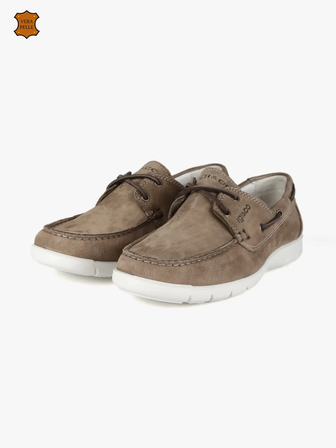 Igi&Co Scarpe da barca in pelle uomo