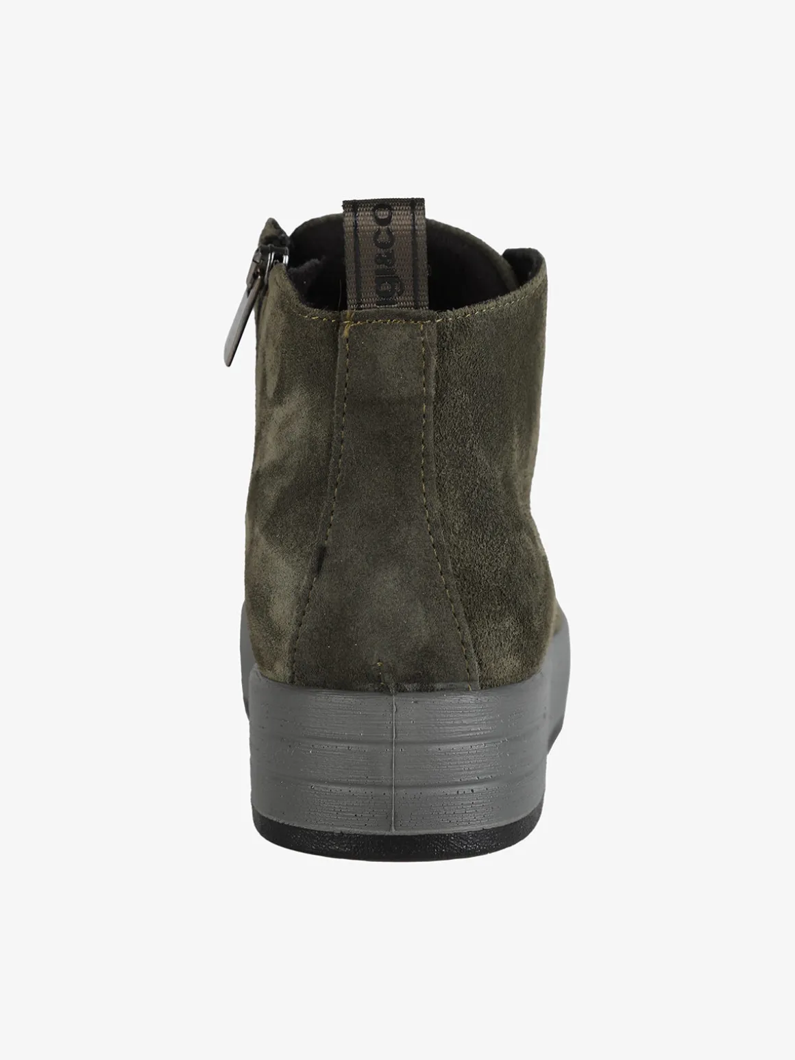Igi&Co Sneakers alte in pelle scamosciata da donna con lacci e zip