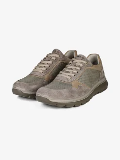 Igi&Co Sneakers da uomo in pelle scamosciata e mesh