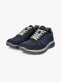Igi&Co Sneakers da uomo in pelle scamosciata e mesh