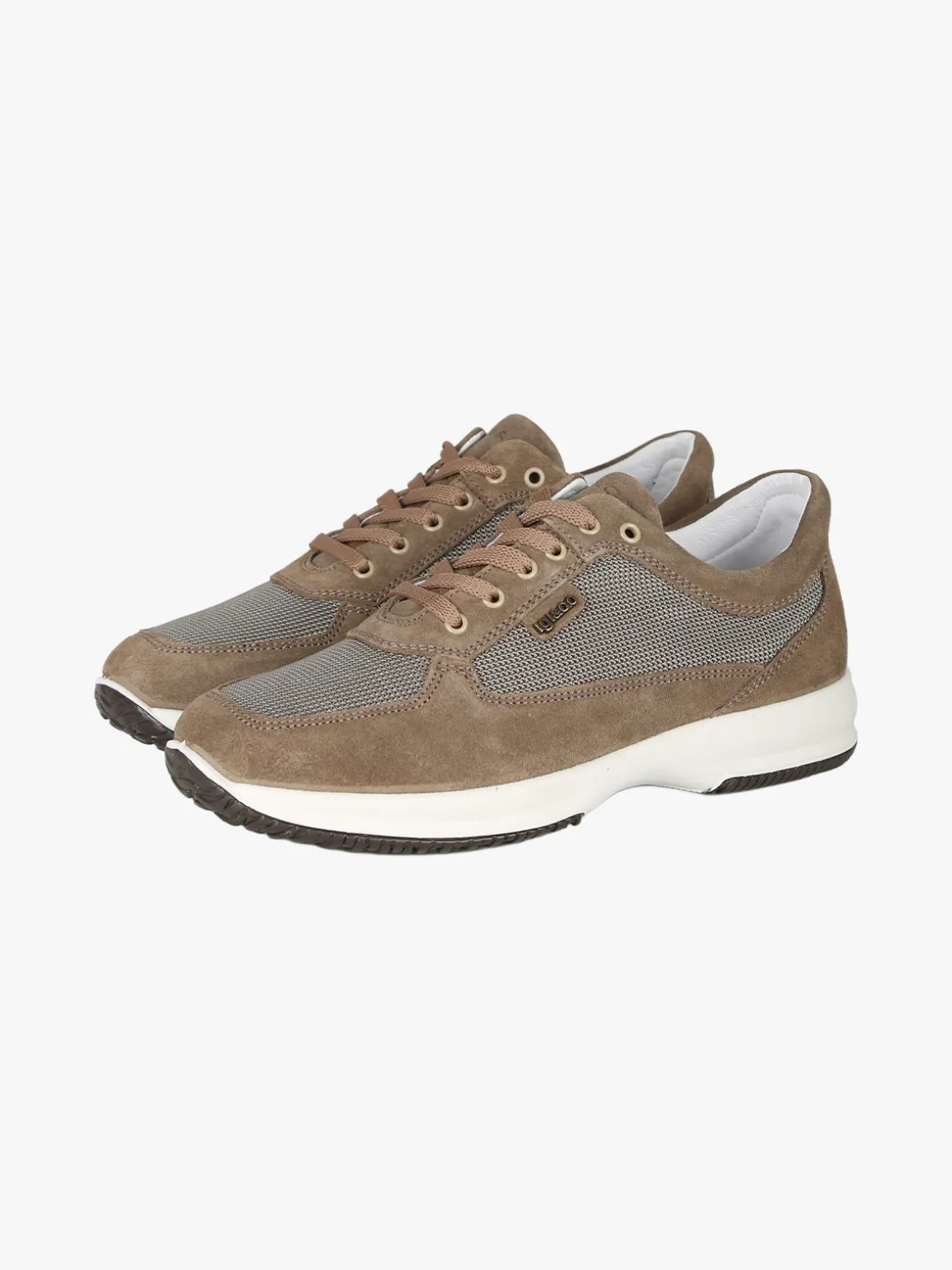 Igi&Co Sneakers da uomo in pelle scamosciata - marrone