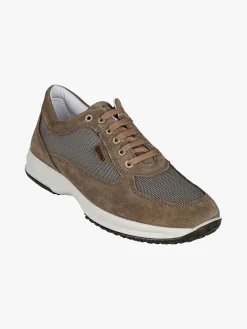 Igi&Co Sneakers da uomo in pelle scamosciata e tessuto