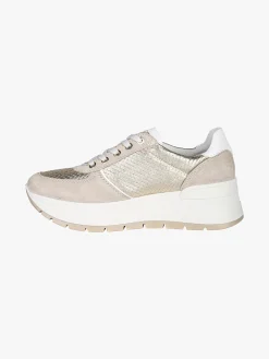 Igi&Co Sneakers donna in pelle con zeppa platform