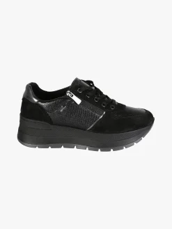 Igi&Co Sneakers donna in pelle scamosciata con zeppa platform