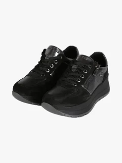 Igi&Co Sneakers donna in pelle scamosciata con zeppa platform