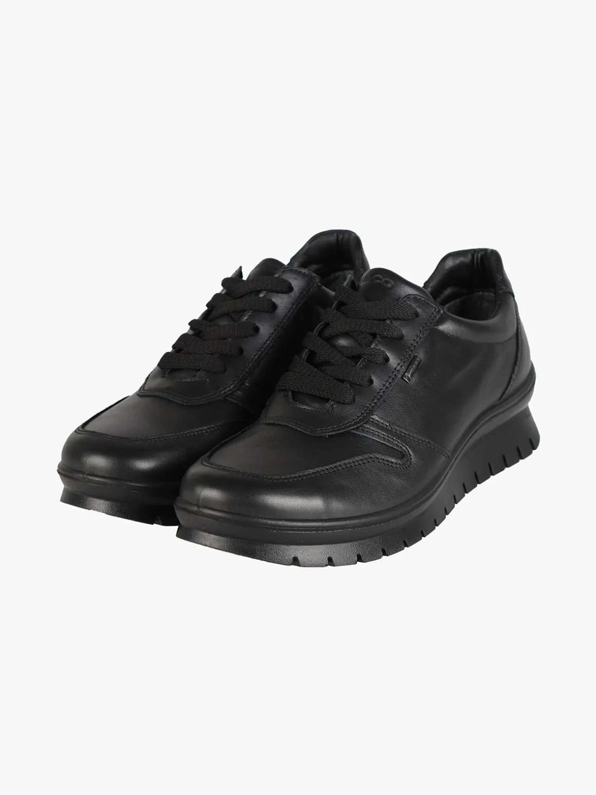 Igi&Co Sneakers donna in pelle con suola alta