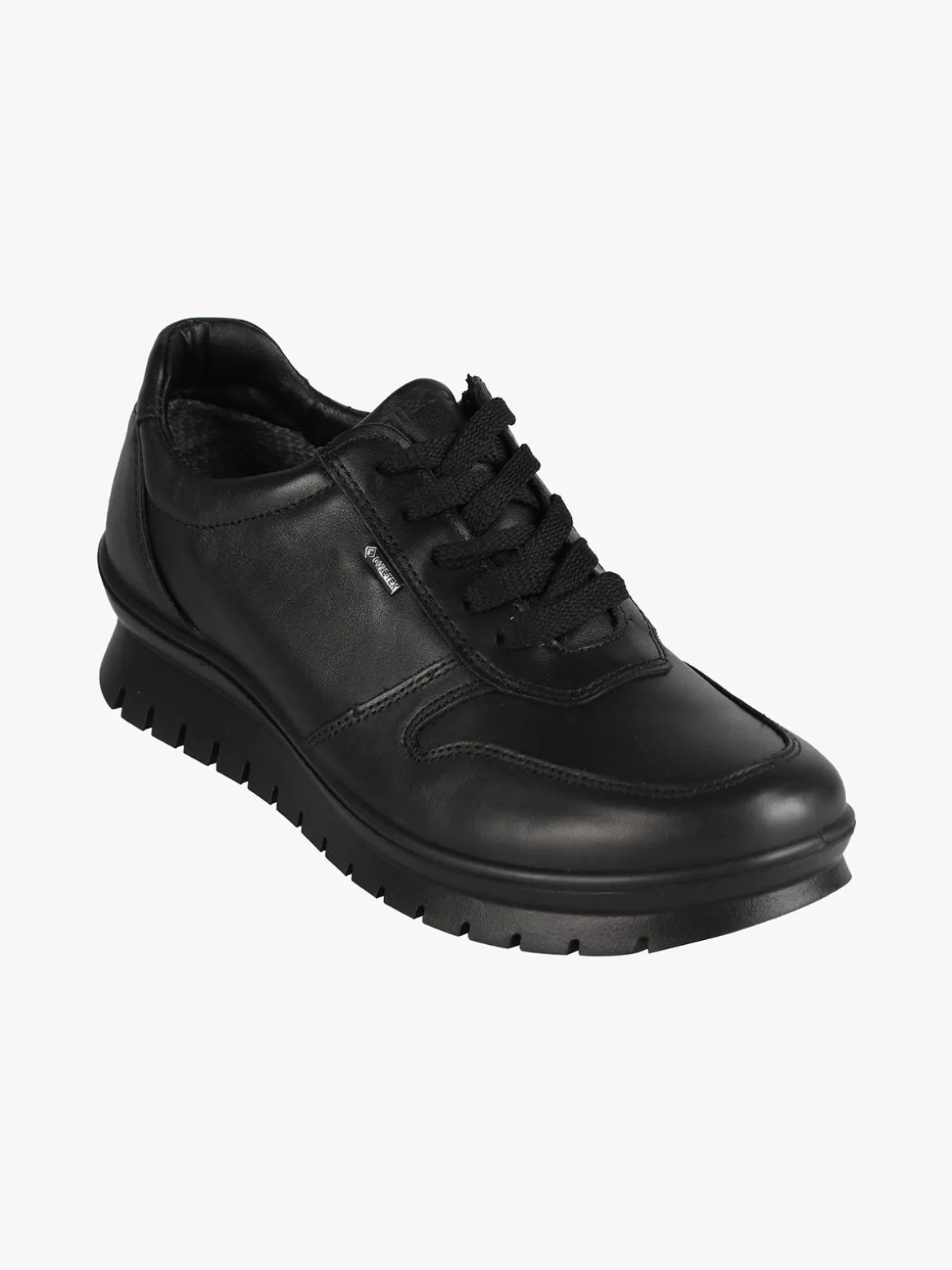 Igi&Co Sneakers donna in pelle con suola alta