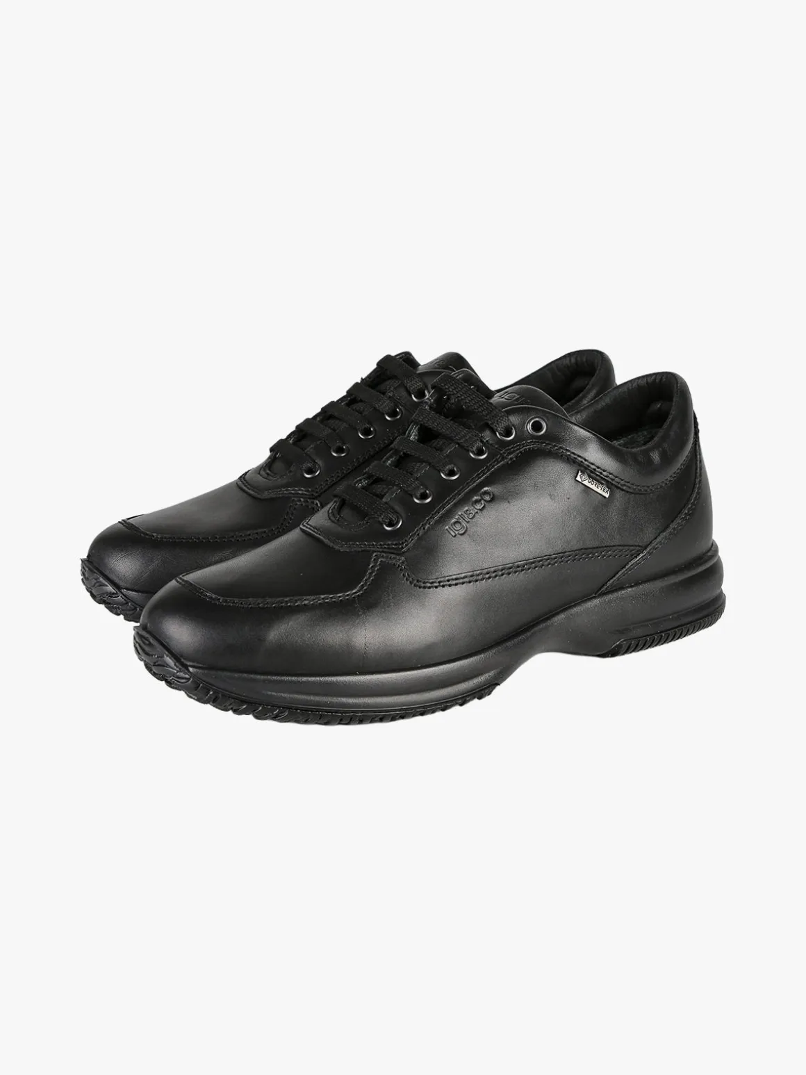 Igi&Co Sneakers in pelle da uomo - nero