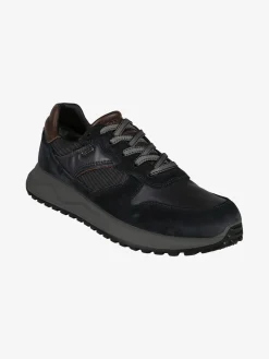 Igi&Co Sneakers uomo stringate in pelle scamosciata - blu scuro