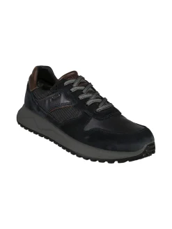 Igi&Co Sneakers uomo stringate in pelle scamosciata - blu scuro