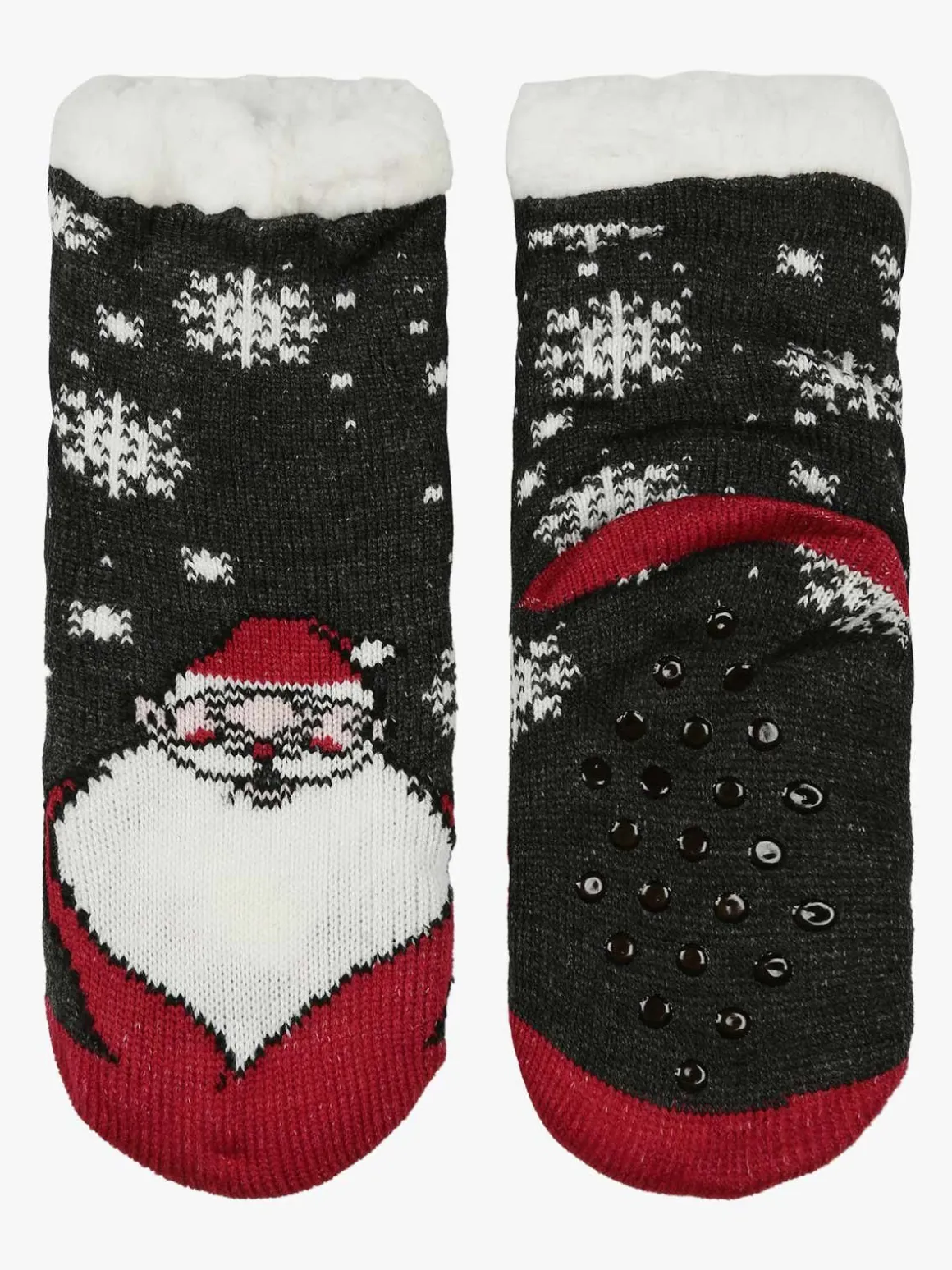 I Morbidosi Calze antiscivolo Natale da bambini con pelo interno