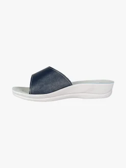 Inblu Ciabatta da donna con strappo - blu scuro