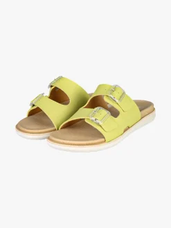 Inblu DUAL DENSITY Ciabatte donna con doppia fibbia - mela