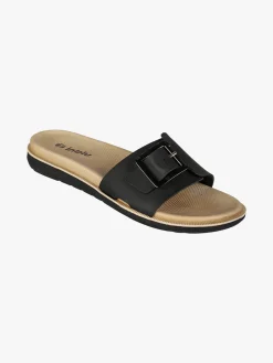 Inblu DUAL DENSITY Ciabatte donna con fibbia - nero