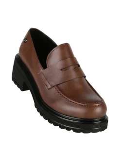 Inblu Mocassini donna con tacco e plateau