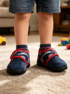 Inblu Pantofole alte da bambino con strappo