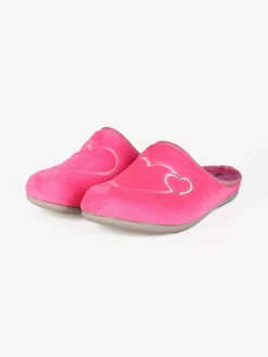 Inblu Pantofole da donna in tessuto scamosciato