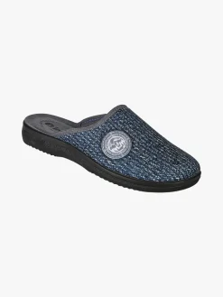 Inblu Pantofole da uomo invernali scamosciate - grigio scuro