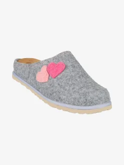 Inblu Pantofole donna cuori in feltro