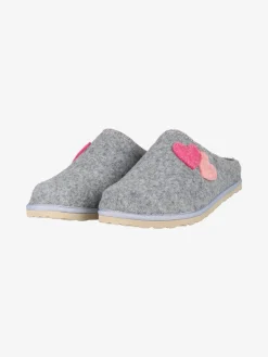 Inblu Pantofole donna cuori in feltro