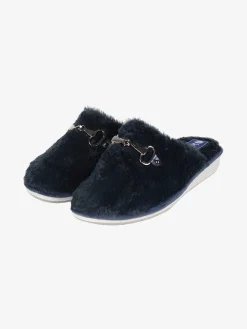 Inblu Pantofole donna in ecopelo con zeppa