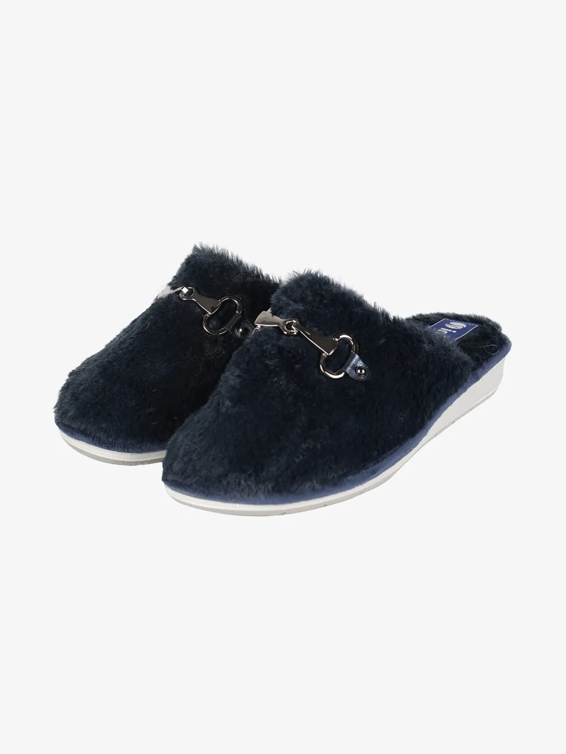 Inblu Pantofole donna in ecopelo con zeppa