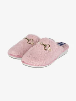 Inblu Pantofole donna in ecopelo con zeppa