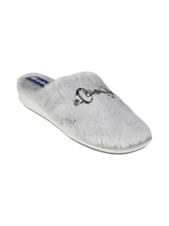 Inblu Pantofole donna in ecopelo con zeppa