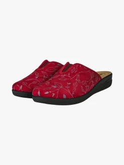 Inblu Pantofole donna invernali con elastico - bordeaux
