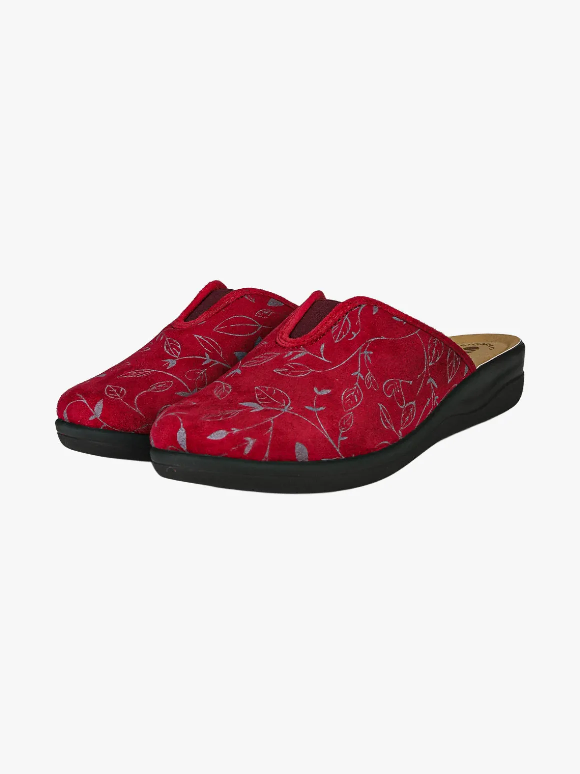 Inblu Pantofole donna invernali con elastico - bordeaux