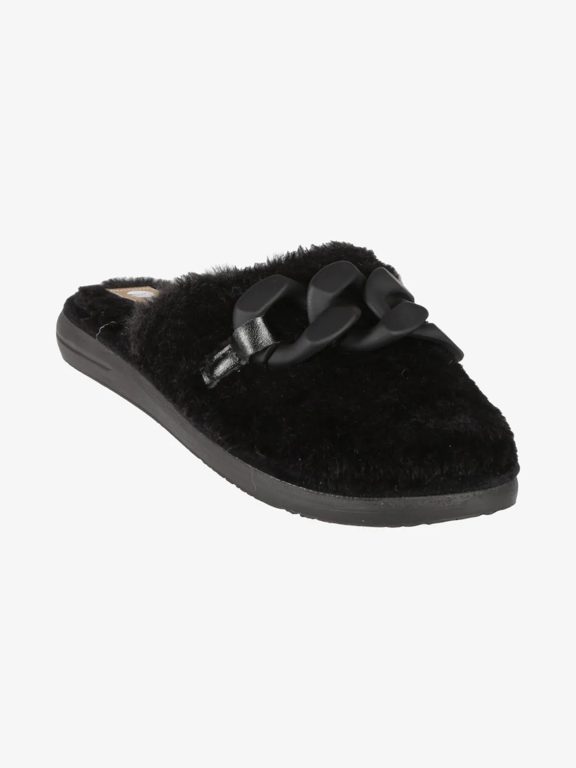 Inblu Pantofole donna pelose con catena