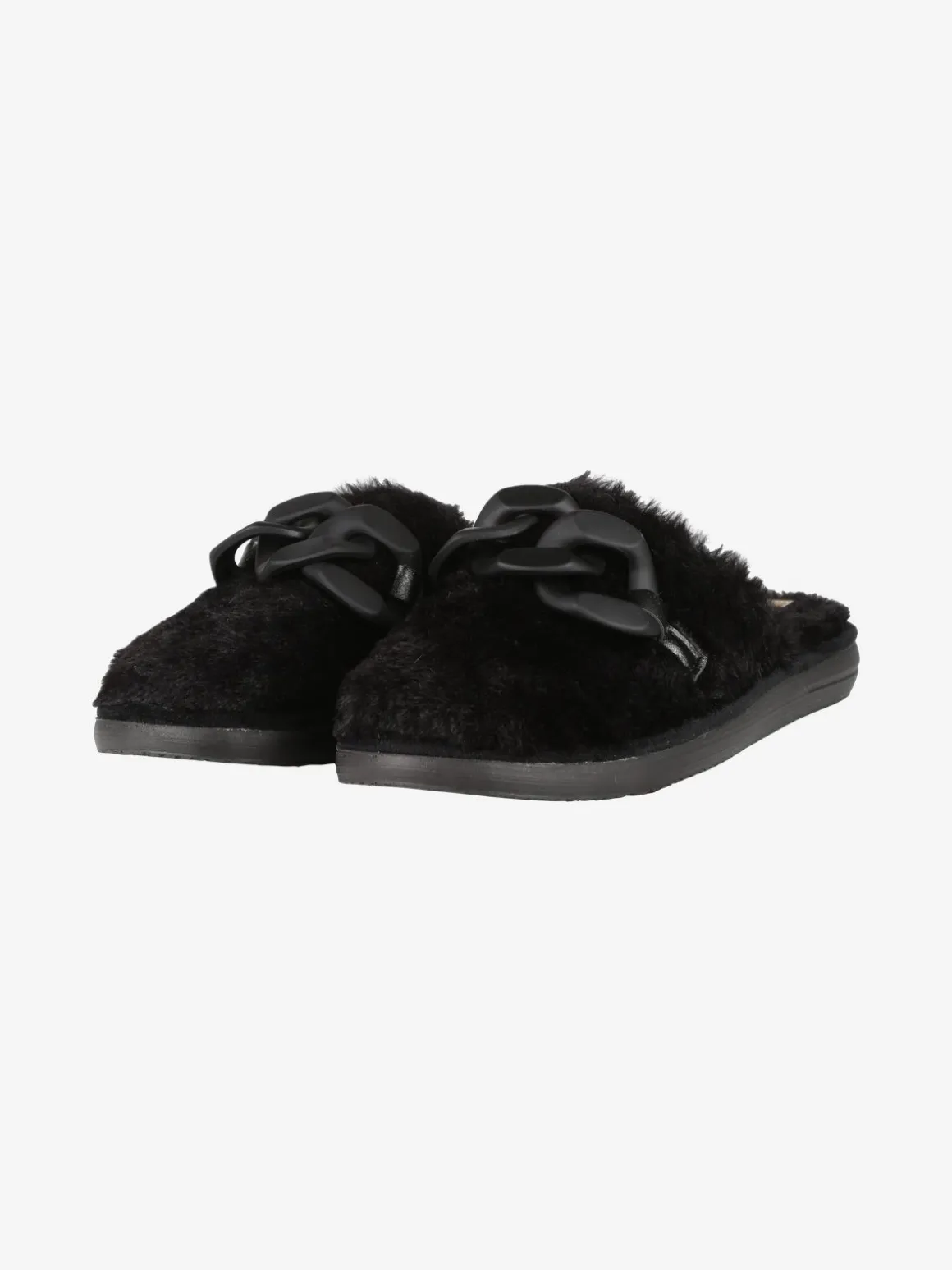 Inblu Pantofole donna pelose con catena
